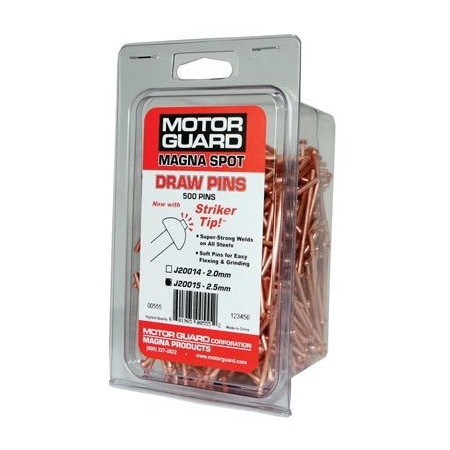 MOTOR GUARD DRAW PINS 2.5mm (500pk) F/J20015 MCJ20015